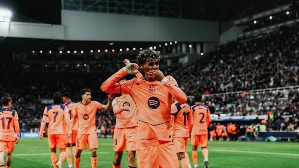 لامین یامال بارسێلۆنای لە شکستی سانت جێیمس پارک ڕزگار کرد